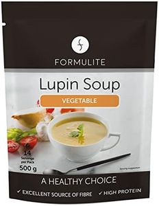 Formulite Lupin Soup Powder 500g Bag, High Fibre, High Protein, Gluten Free, Dairy Free Diet Soup Powder with Lupin Flakes (Vegetable)