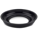 Whole Parts Appliance Burner Bowl Part # PA030002BK, Compatible with Many Viking Range, Oven, and Stove Models, Open Burner Bowls Replacement Parts - Replaces 810768 and PA030002BU - 9.23 Inch, Black