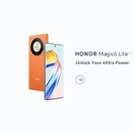 HONOR Magic6 Lite, Sim-Free Mobile Phones, 5G Smartphone, 8GB+256GB, 6,78” Anti-Drop 120Hz Display, 108MP Triple Rear Camera, 5300mAh Battery, Dual SIM, Android 13, Sunrise Orange