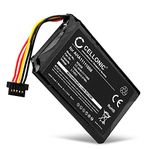 CELLONIC® GPS Battery Replacement for TomTom Go 6200, Go 6100, Go 6000, Go 5000, Go 600, Go 500 AHA11111008 VFAD VF6P 1100mAh Capacity SatNav Sat Nav Navi Power Pack