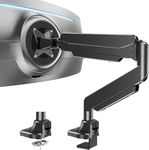 MOUNT PRO Single Monitor Mount for 22-43 inch Ultrawide Computer Screen, Premium Aluminum Heavy Duty Monitor Arm Desk Mount Holds 6.6lbs to 33lbs, Spring Full Motion Monitor Stand, VESA Mount