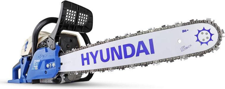 Hyundai 62cc Petrol Chainsaw, 20-Inch Bar – Powerful Garden Tool