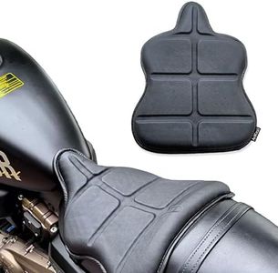 AriKroii Motorcycle Seat Cushion with Honeycomb Gel Shock Absorption and Pressure Reduction, Leather Wear-resistant, Dust and Waterproof, Comfortable and Breathable