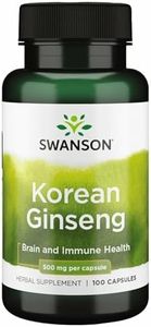 Swanson Korean Ginseng 500 Milligrams 100 Capsules