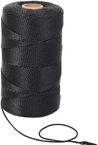 ANMOFLY Black Nylon String,984 Feet 2mm Nylon Cord Twine for Garden,Tomato,Climbing Plant,Tie Floristry,Fishing,Wrapping,Camping and Outdoor Survival,Netting Home Improvement