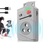 Honey Paws 3 Ultrasonic Transmitters Dog Barking 3 Operation Modes Deterrent Devices Anti Barking Device for Dogs Ultrasonic Bark Stopper Stop Dog Barking Auto Barking Detection Indoor Outdoor Q06