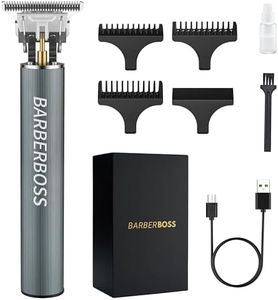 Barberboss Beard Trimmer Men Cordless Hair Clippers Men: Men Haircut Clippers, Hair Trimmer Men with Precision Detail Trimmer QR-2067