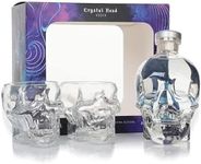 Crystal Head Vodka Gift Set 70cl Bottle and 2x Skull Glasses, 40 Percent ABV - Award-Winning Premium Distilled Vodka, Filtered through Crystal - In Gift Box - Ideal Gift