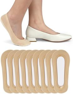 WOSOVO No Show Socks Womens Ultra Low Cut Invisible Non Slip Footies Nylon Socks for Flats Loafers Heels