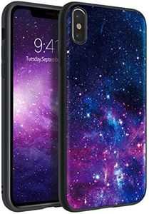 BENTOBEN for iPhone X Case, iPhone Xs Case, Slim Fit Glow in The Dark Soft Flexible Bumper Protective Anti Scratch Non-Slip Phone Cases Cover for iPhone X/iPhone Xs 5.8 Inch, Nebula/Galaxy