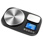 AMIR Large Digital Kitchen Scale, Dual Platform 10kg & 1kg Food Scales for Baking Cooking, Food Weight Scale with Two Precision 1g & 0.1g, Unit Conversion, Auto Switch-Off for Home, Kitchen