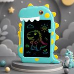 Toyshine Dinosaur Design Writing Tablet for Kids, 8.5 Inches LCD Tab for Kids Drawing Pad Doodle Board for 3-10 Years Old Boys/Girls Gifts Education Learning Toys, Green