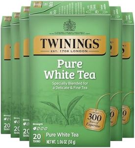 Twinings of London Fujian Chinese Pure White Tea, 20-Count Tea Bags (Pack of 6)