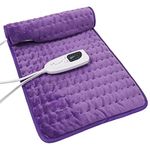 Heating Pad Electric Heat Pad, Hot Heated Pad,Moist Heat Heating Pad Moist and Dry Heat,Multiple Temp and Timer Settings