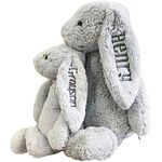 Personalized Embroidered Plush Bunny, Custom Plush Toy Child'S First Easter Gift with Child'S Name Bashful Bunny Stuffed Animal (Style 1)