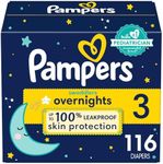 Pampers Diapers Size 3, 116 Count -