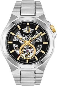 Bulova Men's Maquina Automatic Watch (Model: 98A224), Black, Classic