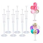 Balloon Stand, 6 Balloon Stand Kit, Balloon Stand with Plastic Stand, Used for Birthday Party and Wedding Party, Reusable