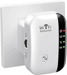 Newest WiFi Extender, WiFi Booster, WiFi Repeater, Covers Up to 3650 Sq.ft and 45 Devices, Internet Booster - with Ethernet Port, Quick Setup, Home Wireless Signal Booster