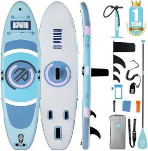 Niphean Tavola SUP Gonfiabile Adulti, 305cm Stand Up Paddle Gonfiabile con Alare Stabile e Accessori SUP Durevoli-Tavola da SUP Gonfiabile, Ideale per Principianti in Stand Up Paddle e Yoga sull'Acqua