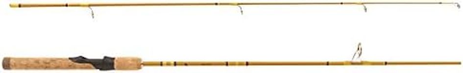 Eagle Claw Crafted Glass Spin Fishing Rod (pack Of 2) - Honey Gold, 5.6 ft