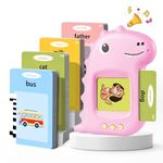 Talking Flash Cards for Toddler Toys for 2 3 4 5 6 Year Old Baby Girls Preschool Learning Resources Sensory Toys for Autism Educational Montessori Toys with 224 Words Interactive Gifts For Kid Age 2-6