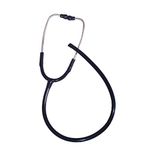 RCSP Replacement Tube For professional Stethoscope for doctors, Medical Students & nurse | Lightweight Flexible latex free U tube with Soft Sealing Eartips for All Brand Stethoscope (Black)