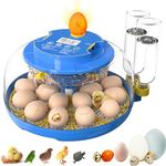 Incubators for Hatching Eggs,18 Egg Incubator with Automatic Egg Turning and Humidity Control,Egg Candler,Air Vent,360° Viewing for Chicken,Duck Eggs,Ideal for Farm,Classroom,Home Use