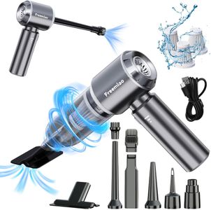 Freemiao Cordless Handheld Car Vacuum – 5-in-1, 23000Pa, HEPA, Portable