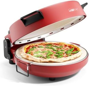 Clatronic PM3787-Red Pizza Maker 1200 W Red, 263985