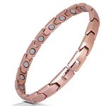 Smarter LifeStyle Elegant Women's Titanium Magnetic Bracelet Rose Gold