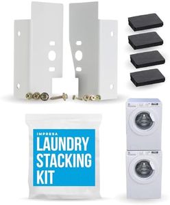 IMPRESA Laundry Stacking Kit for 27 Inch Front Load Washer and Dryer - GE/G.E. -Compatible - Compare to GEFLSTACK / WE25X10028 Laundry Bracket