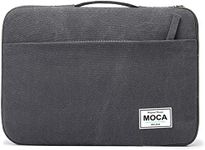 MOCA Bag Sleeve for 13 13.3 inch MacBook Air Pro Retina 13 13.3 inch a1466 a1369 a1502 MacBook 13 13.3 inch Sleeve Bag Cover (Canvas Grey, 13.3 inch MacBook/Laptops)