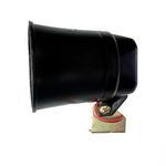 SARRA police siren 12V DC Police Siren Sound (Black Color, Medium) (Also for Bikes, Motorcycles and Cars)