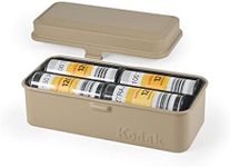 KODAK 120/135 Film Case - for 8 Rolls of 120 Films / 10 Rolls of 35mm Films - Retro Steel Case to Sort & Safeguard Film (Beige) (Film is not Included)