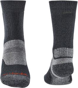 Bridgedale Men’s Hike All Season Merino Wool Socks, Gunmetal XL