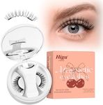 Higu clace Magnetic Eyelash kit, Reusable Magnetic Lashes Set with Clamp, Waterproof No Glue Lashes for Party and Wedding (Style NB)