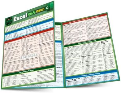 Microsoft Excel 365 Formulas QuickStudy Laminated Reference Guide