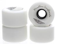 Mindless Longboards 70mm Team Wheels - White (Discoloured)