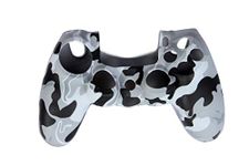 New World Special Design Army Color Soft Silicone Case cover Gel Skin Protective for PS4 Playstation4 Wireless Controller,2 Thumb Grips Free