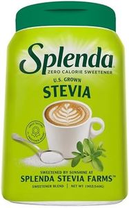 SPLENDA Stevia Zero Calorie Sweetener, Plant Based Sugar Substitute Granulated Powder, 19 oz Jar