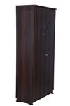 Joy's Furnitures Compressed Wood Wardrobe (Brown)