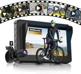 PARKVISION Bicycle Rear View Camera Recorder, 4.3'' 1080P Monitor, 8000mAh Battery,Loop Recording, 32GB TF Card, Bike Front/Backup Cam for Mountain Ebike Road Bike