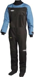 Yak Kayak & Kayaking - Santiam Kayak Drysuit Dry Suit - Blue Black - Thermal Warm Heat Layer Layers Breathable 3 - Drysuit Size - XL