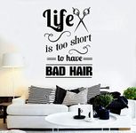 LYOMAN ® Stylist Hair Salon Quote Vinyl Wall Decals/Stickers