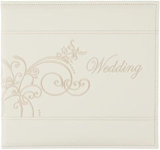 Pioneer MB-10EMPW Wedding 12x12 Memories Embroidered Photo Album Ivory