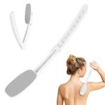 MAYCREATE® Body Lotion Applicator for Back, 13.7'' Folding Body Oil Applicator for Full Body, Curved Arm Design, Travel Body Care Product Applicator for Sunscreen, Moisturizer, Body Oil