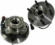 Supagat 2pcs Wheel Hub and Bearing Assembly Set Rear Left Driver and Right Passenger Side Polished Protected 6-Bolt for INFINITI for Nissan for Armada 5.6L 2005-2012
