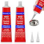 170g RTV Silicone Gasket Maker, Red Silicone Sealant Shockproof and Leakproof, High Temperature Resistant, RTV Sealant Can be Used in Engines, Transmissions, Superchargers and All Types of Gaskets