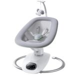 Momcozy CocoSway Baby Swing for Infants to Toddlers, Electric 3D-Motion Swing with 6 Motions & 4 Speeds, Remote Control, 8 Soothing Lullabies, Suitable for Baby Boys and Girls Up to 20 lbs